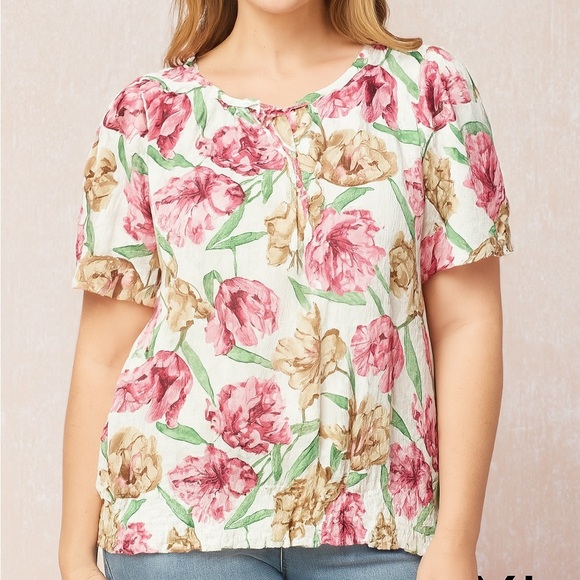 Ann Taylor Tops - Ann Taylor Floral Blouse